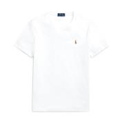 Klassiek Logo T-shirt Ralph Lauren , White , Heren