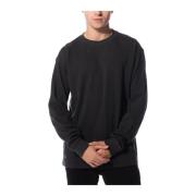 Round-neck Knitwear Patta , Black , Heren