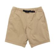 Beige Twill Mountain Shorts Gramicci , Beige , Heren