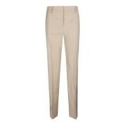 Slim-Fit Amber Sand Trousers PT Torino , Beige , Dames