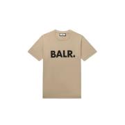 Straight T-Shirt Balr. , Beige , Heren