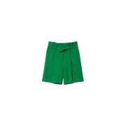 Short Shorts Twinset , Green , Dames