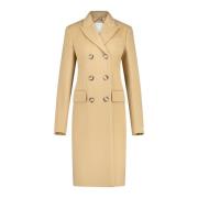 Double-Breasted Coats Sportmax , Brown , Dames