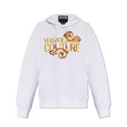 Bedrukte hoodie Versace Jeans Couture , White , Heren