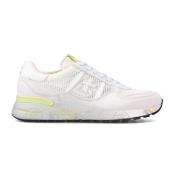 Witte Sneakers van Suède en Mesh Premiata , White , Heren