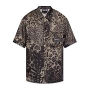 Shirt met korte mouwen Versace Jeans Couture , Black , Heren