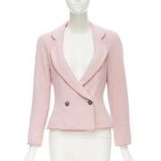 Pre-owned Wool outerwear Dior Vintage , Pink , Dames