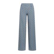 Straight Trousers Maliparmi , Blue , Dames