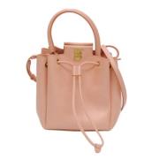Pre-owned Leather handbags Burberry Vintage , Pink , Dames
