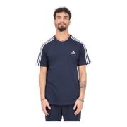 T-Shirts Adidas , Blue , Heren