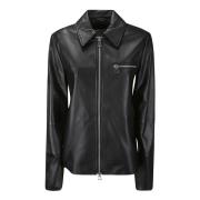 Leather Jackets Sportmax , Black , Dames