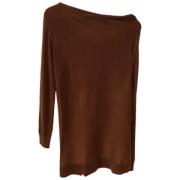 Pre-owned Wool tops Fendi Vintage , Brown , Dames