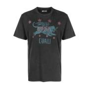 T-Shirts Just Cavalli , Black , Heren