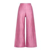Wide Trousers Maliparmi , Pink , Dames
