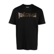 T-Shirts Just Cavalli , Black , Heren