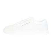 Klassieke Cupsole Lage Sneakers Wit Calvin Klein Jeans , White , Heren