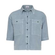 Shirts Brunello Cucinelli , Blue , Dames