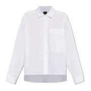 Overhemd met zak Emporio Armani , White , Dames