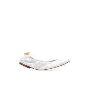 Mariposa leren balletflats Sophia Webster , White , Dames