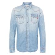 Denim Shirts Diesel , Blue , Heren