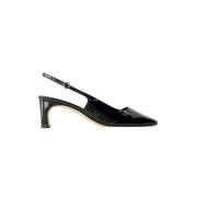 Leather heels aeyde , Black , Dames