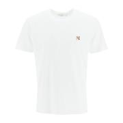 T-Shirts Maison Kitsuné , White , Heren