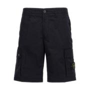 Casual Shorts Stone Island , Blue , Heren