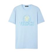 T-Shirts Versace , Blue , Heren