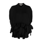 Round-neck Knitwear Comme des Garçons , Black , Dames