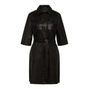 Belted Coats Bruuns Bazaar , Black , Dames