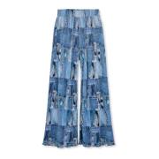 Wide Trousers Mads Nørgaard , Blue , Dames