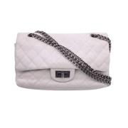 Pre-owned Leather chanel-bags Chanel Vintage , White , Dames