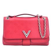 Pre-owned Leather louis-vuitton-bags Louis Vuitton Vintage , Red , Dam...