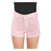 Denim Shorts Levi's , Pink , Dames