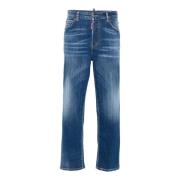 Blauwe Slim Fit Jeans Dsquared2 , Blue , Dames