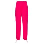 Tapered Trousers Twinset , Pink , Dames