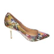 Slangenprint Stiletto Hakken Steve Madden , Multicolor , Dames