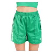 Firebird Groen Wit Rits Shorts Adidas Originals , Green , Dames