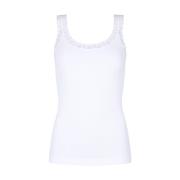 Mouwloze Top Frida Rib Tim & Simonsen , White , Dames