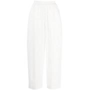 Cropped Trousers Charo Ruiz Ibiza , White , Dames