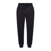 Sweatpants met logo Moncler , Blue , Heren