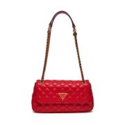 Gewatteerde Schoudertas - Rood Guess , Red , Dames