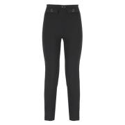 Cropped Trousers Elisabetta Franchi , Black , Dames