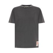 T-shirt met cabochon kristallen Golden Goose , Gray , Dames