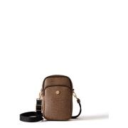 Vite Crossbody Telefoonhoesje Borbonese , Brown , Dames