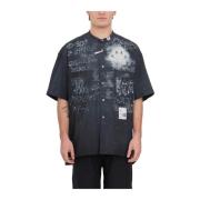 Short Sleeve Shirts Mihara Yasuhiro , Black , Heren