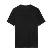 Zwarte T-shirts en Polos Zadig & Voltaire , Black , Dames