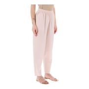 Wide Trousers Skall Studio , Pink , Dames