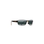 Matte Black Zonnebril voor Stijl Upgrade Maui Jim , Black , Unisex