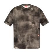T-Wash-N2 T-shirt Diesel , Gray , Heren
